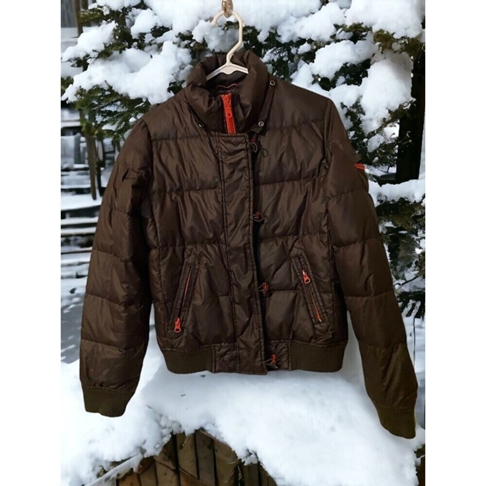 GAP Graphic Design Puffer Bomber Coat